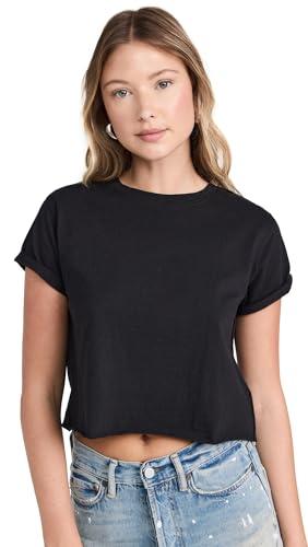 free people women's the perfect tee, black
