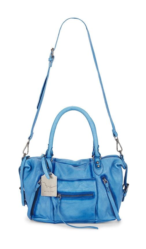 free people wtf baby emerson tote bag in blue.