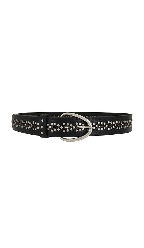 free people wtf preston stud belt in black.