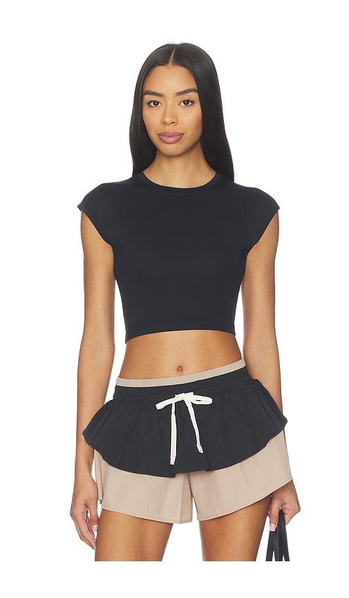 free people x fp movement devoted tee in black.