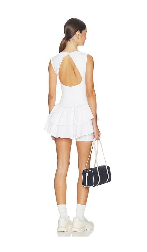 free people x fp movement field day skortsie in white.