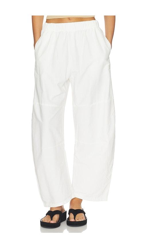 free people x fp movement game day pant in white.