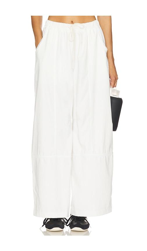 free people x fp movement wish it wide leg pant in white.