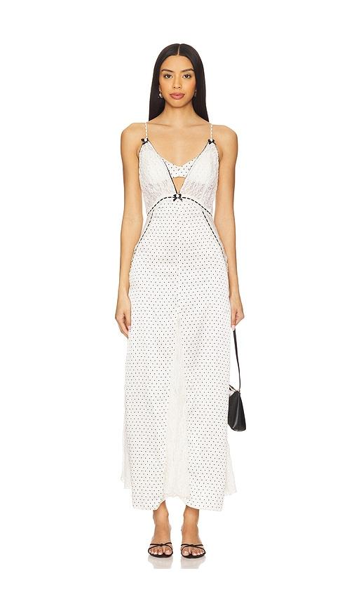 free people x intimately fp playing cupid maxi dress in ivory.