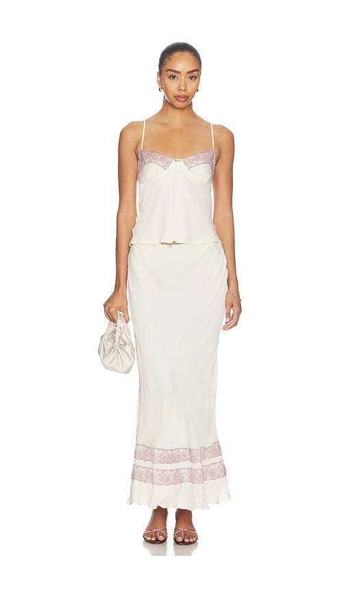 free people x intimately fp wish you were here slip set in ivory.