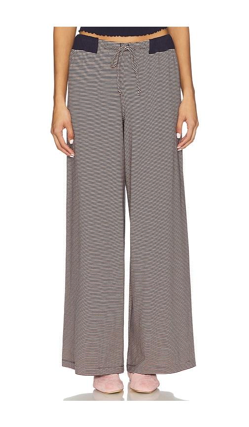 free people x intimately out and about pant in navy.