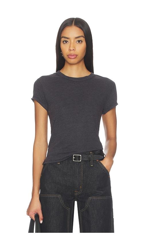 free people x nova tee in black.