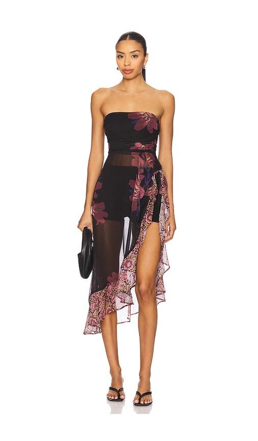 free people x revolve gloria maxi top in black.