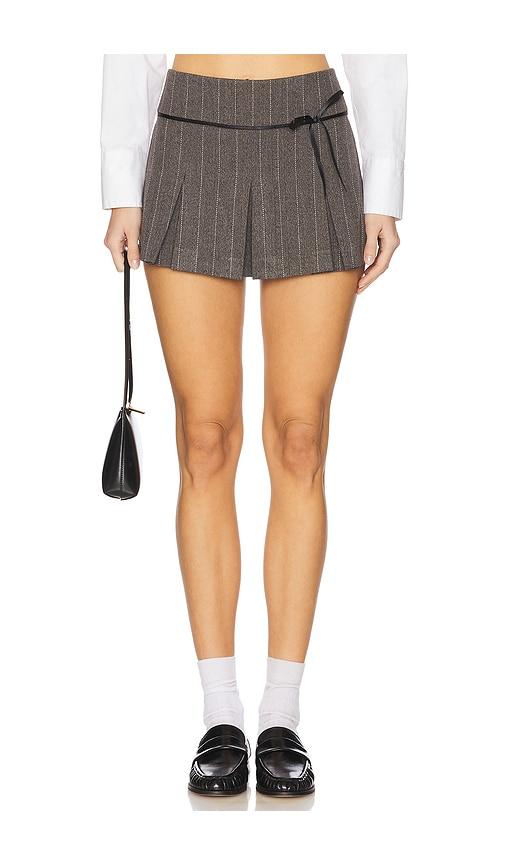 free people x revolve houston skort in grey.