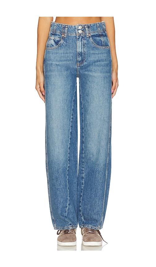 free people x we the free aster straight leg jeans in denim-medium.