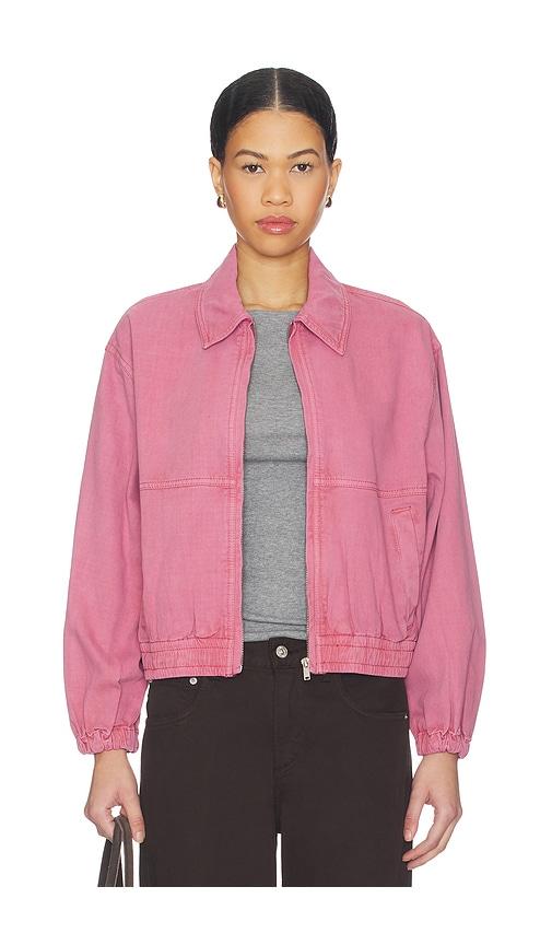 free people x we the free birdie jacket in pink.