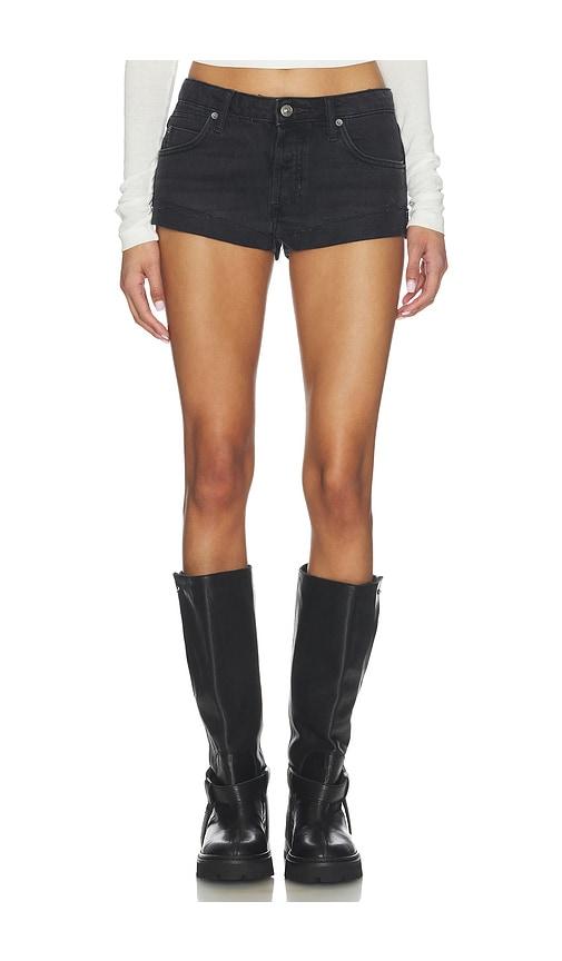 free people x we the free cali cuffed shortie in black.