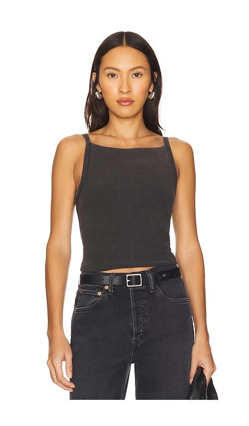 free people x we the free mia tank in black.