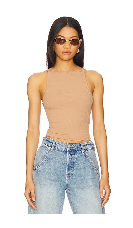 free people x we the free mia tank in brown.