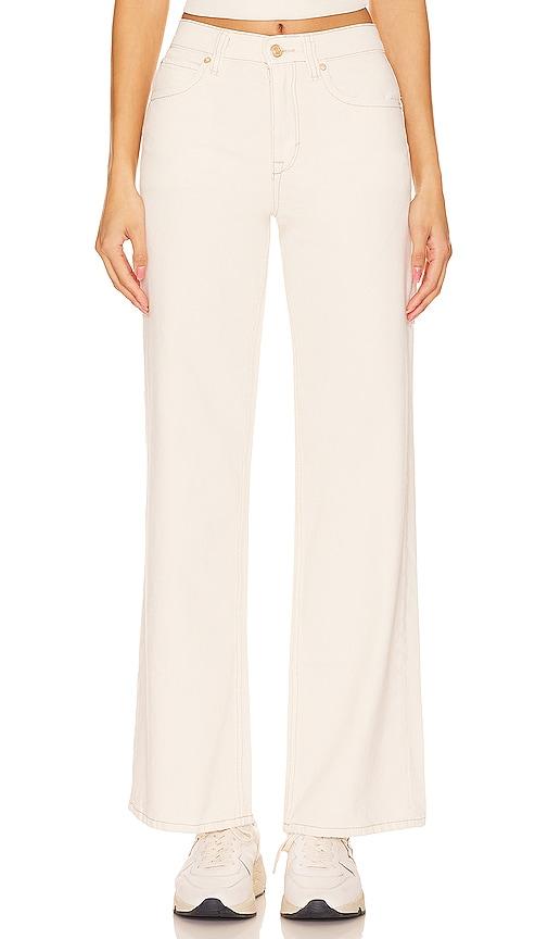 free people x we the free tinsley baggy high rise jeans in ivory.