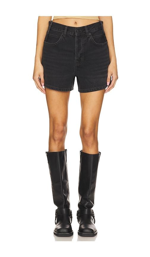free people x we the free tippi denim short in black.
