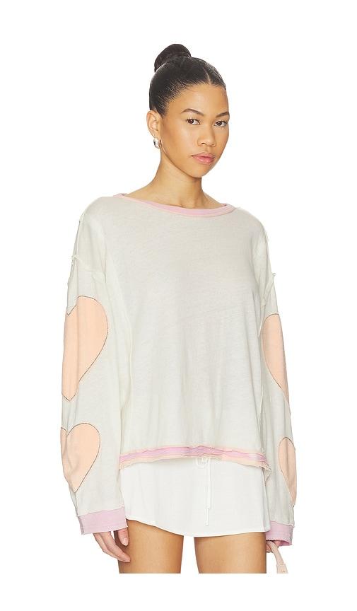free people youre a star tee in cream.