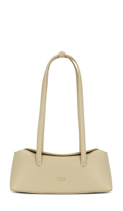 freja new york mini chrystie bag in cream.