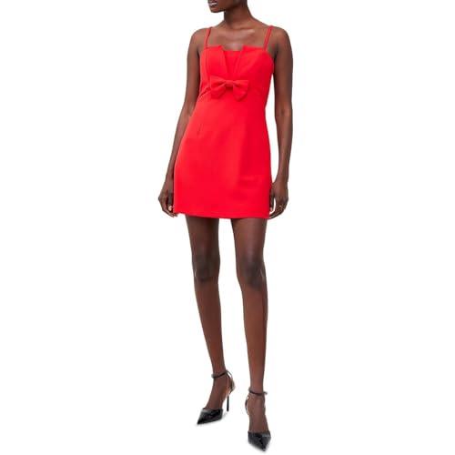 french connection womens strapless party mini dress red 2
