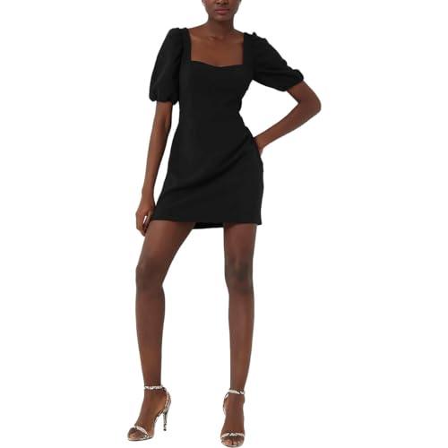 french connection womens whisper mini cut out bodycon dress black 0