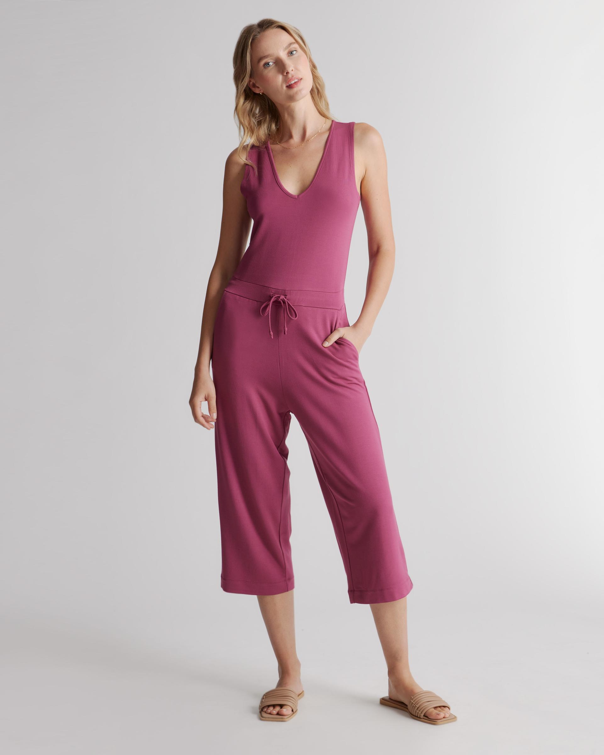 french terry modal jumpsuit