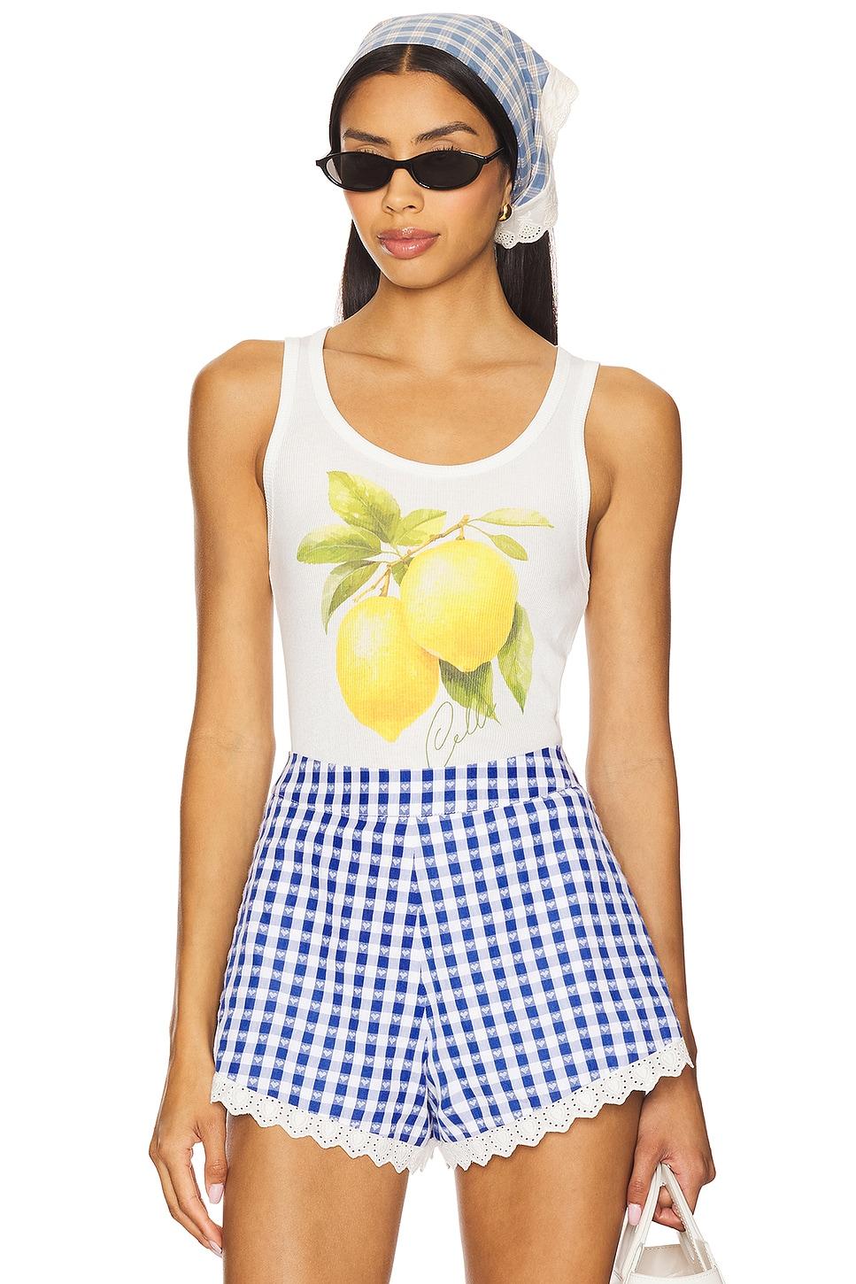 fresh lemoncello rib tank top