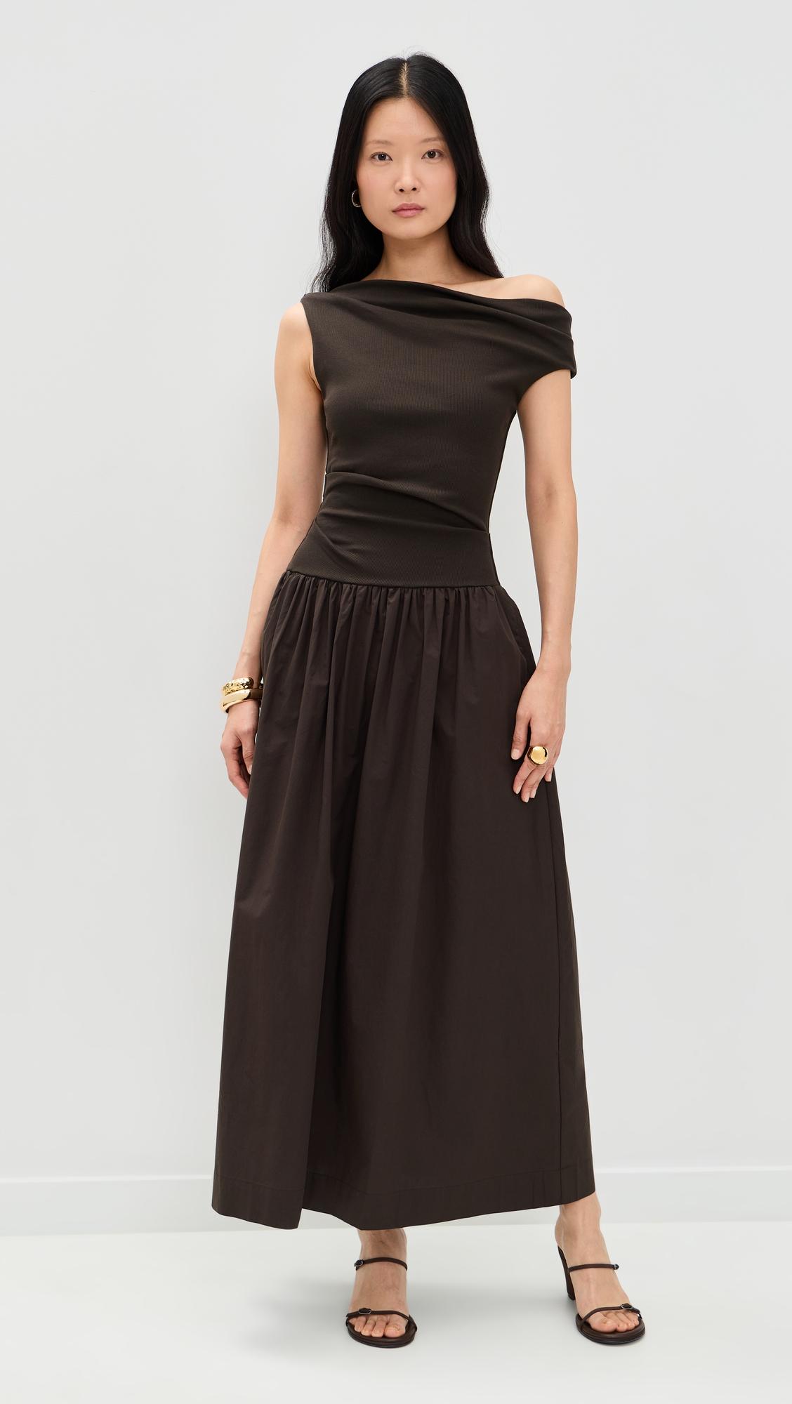 freya asym maxi dress