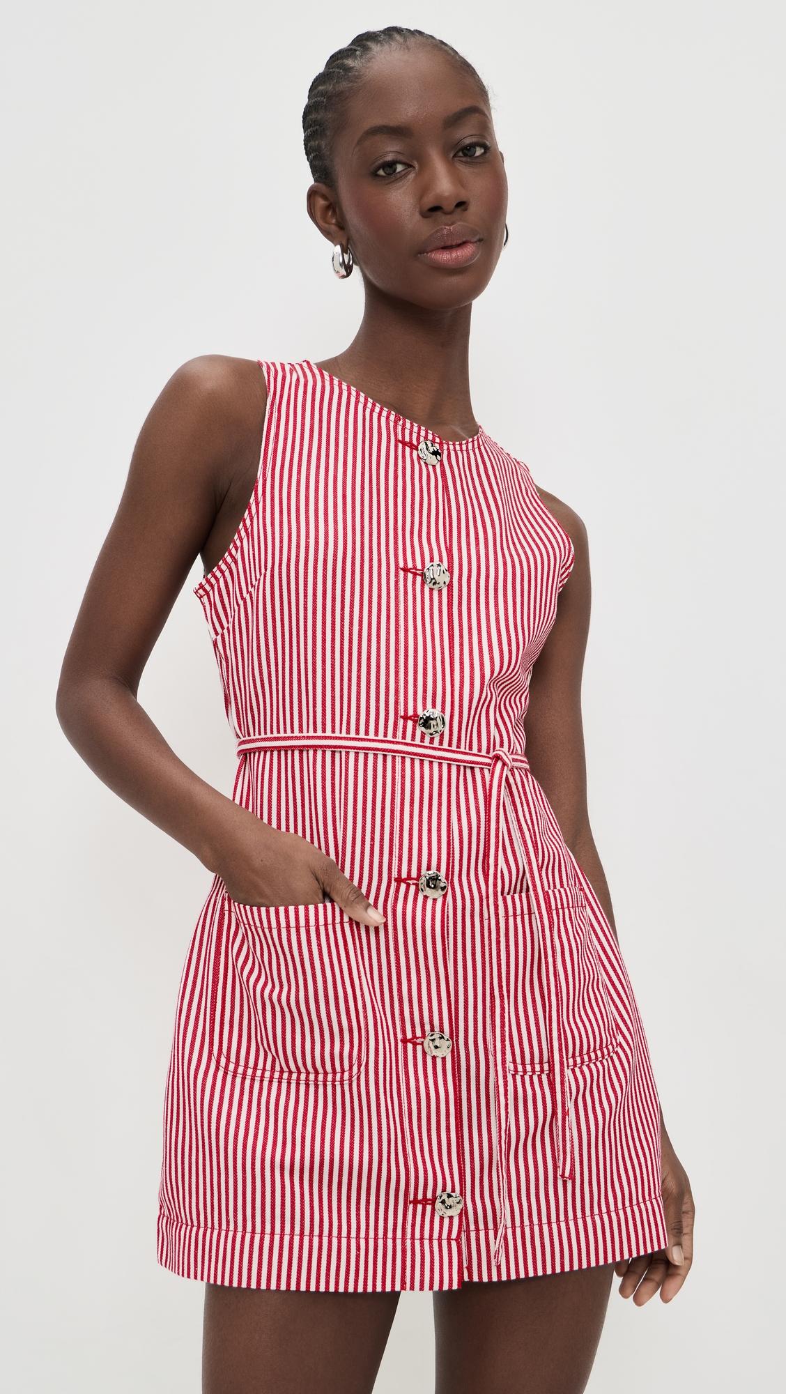 freya stripe shift dress