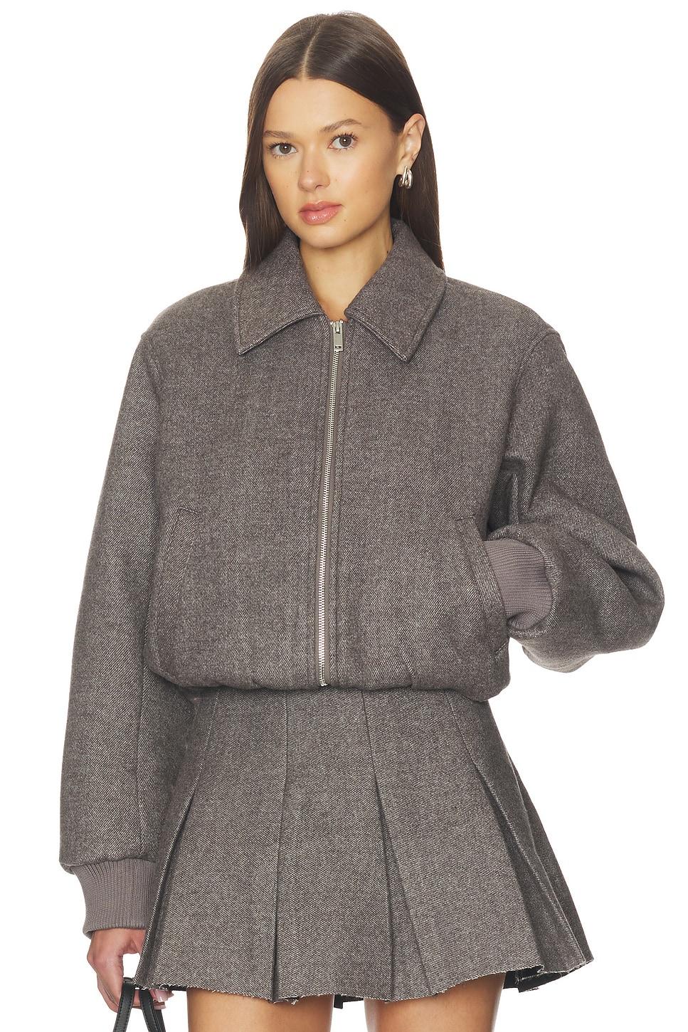 frida bomber wool blend jacket