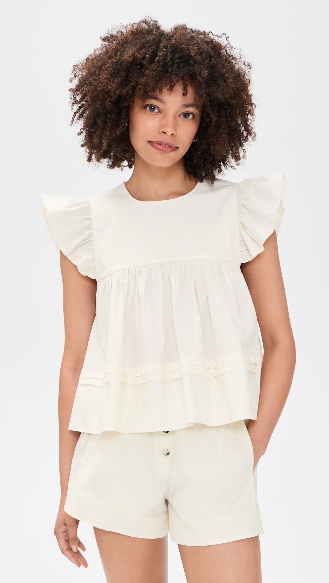 frill sleeve top