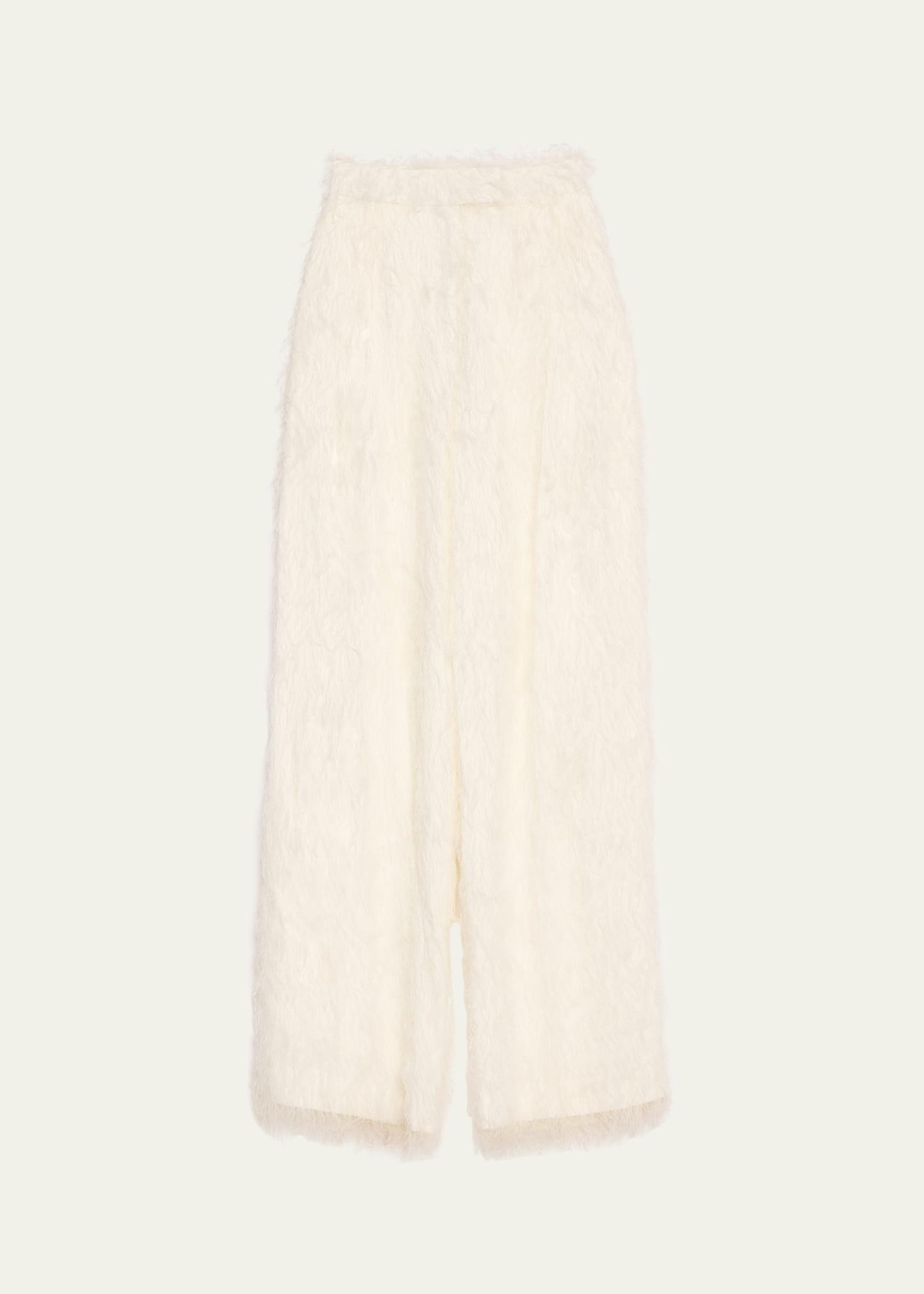 fringe fil coupe wide leg pants