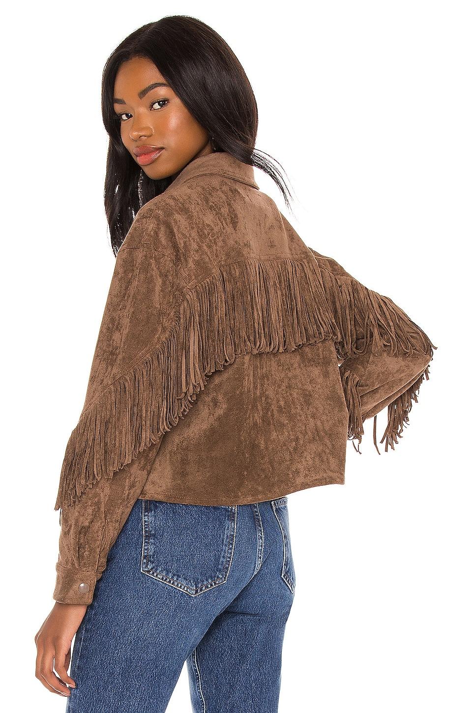 fringe shacket
