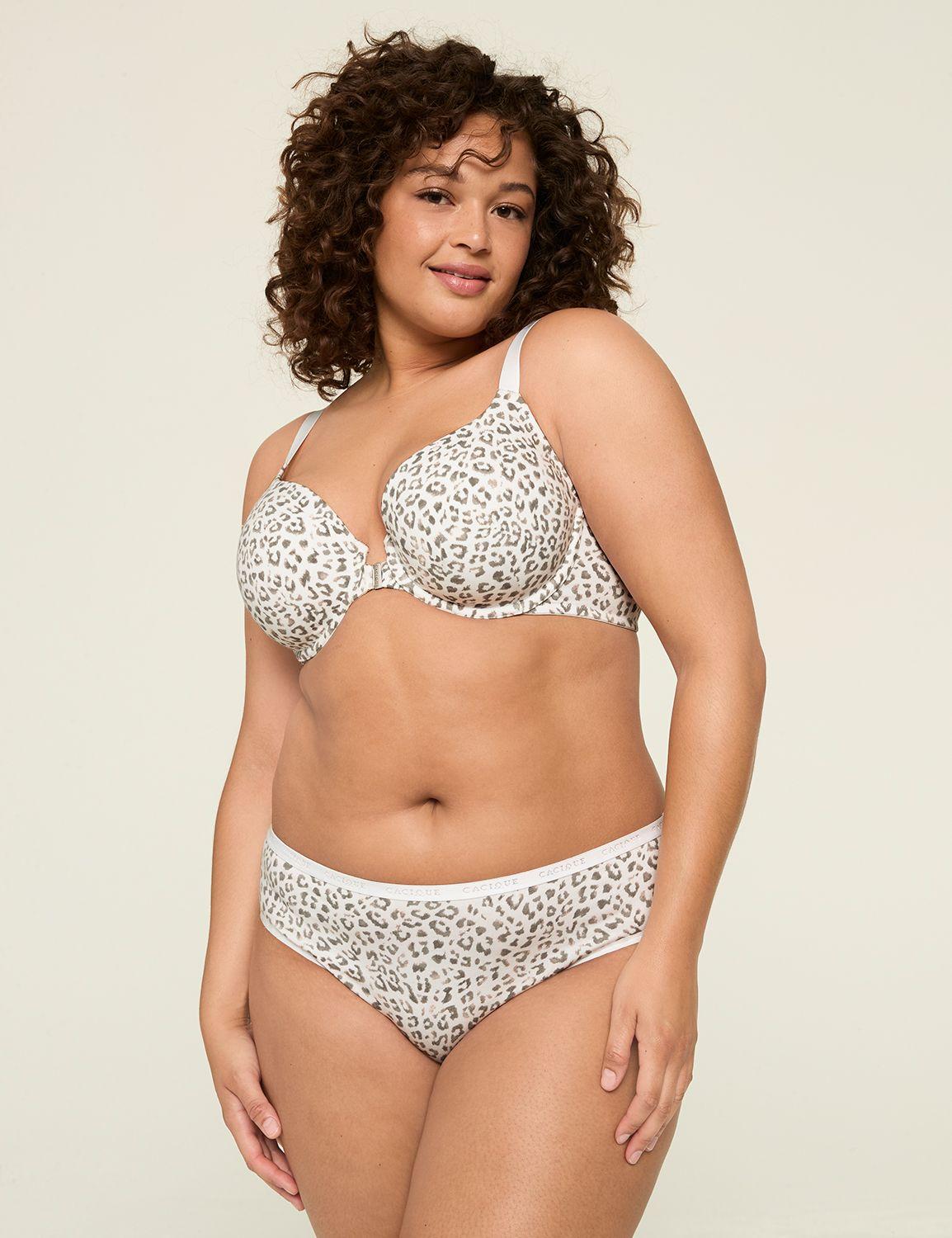 front-close cotton lightly lined t-shirt bra