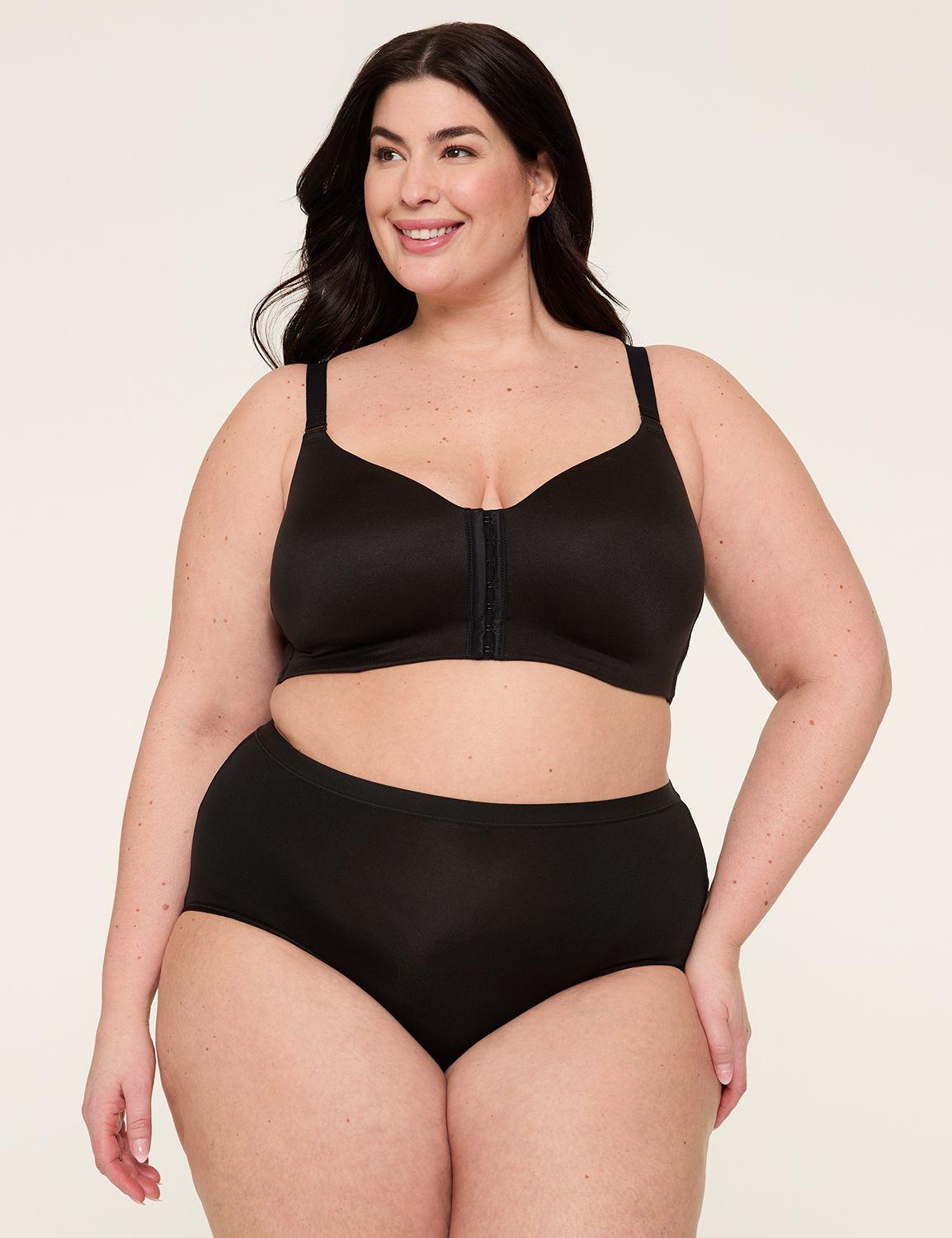 front-close no-wire bra