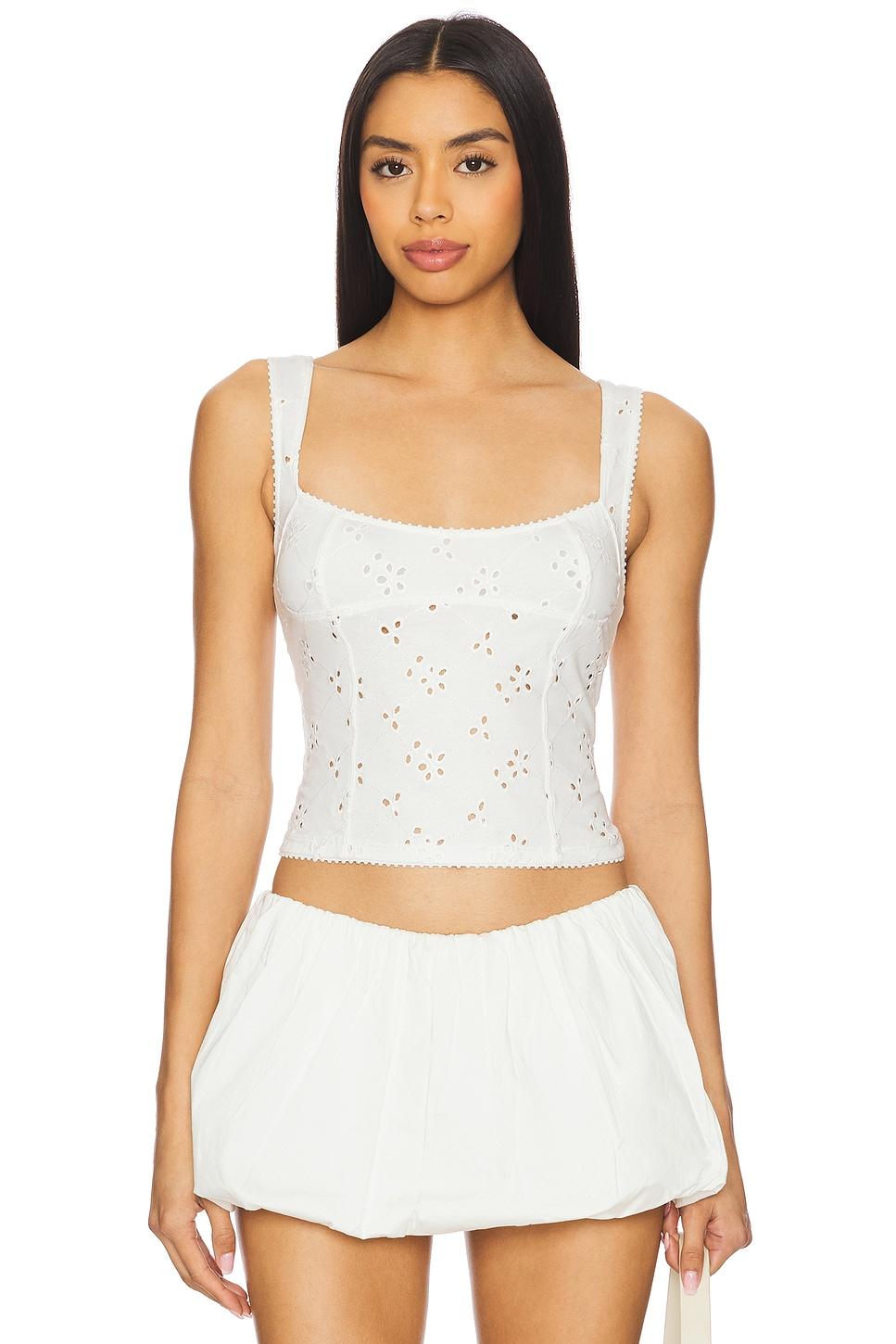 full bloom eyelet cami