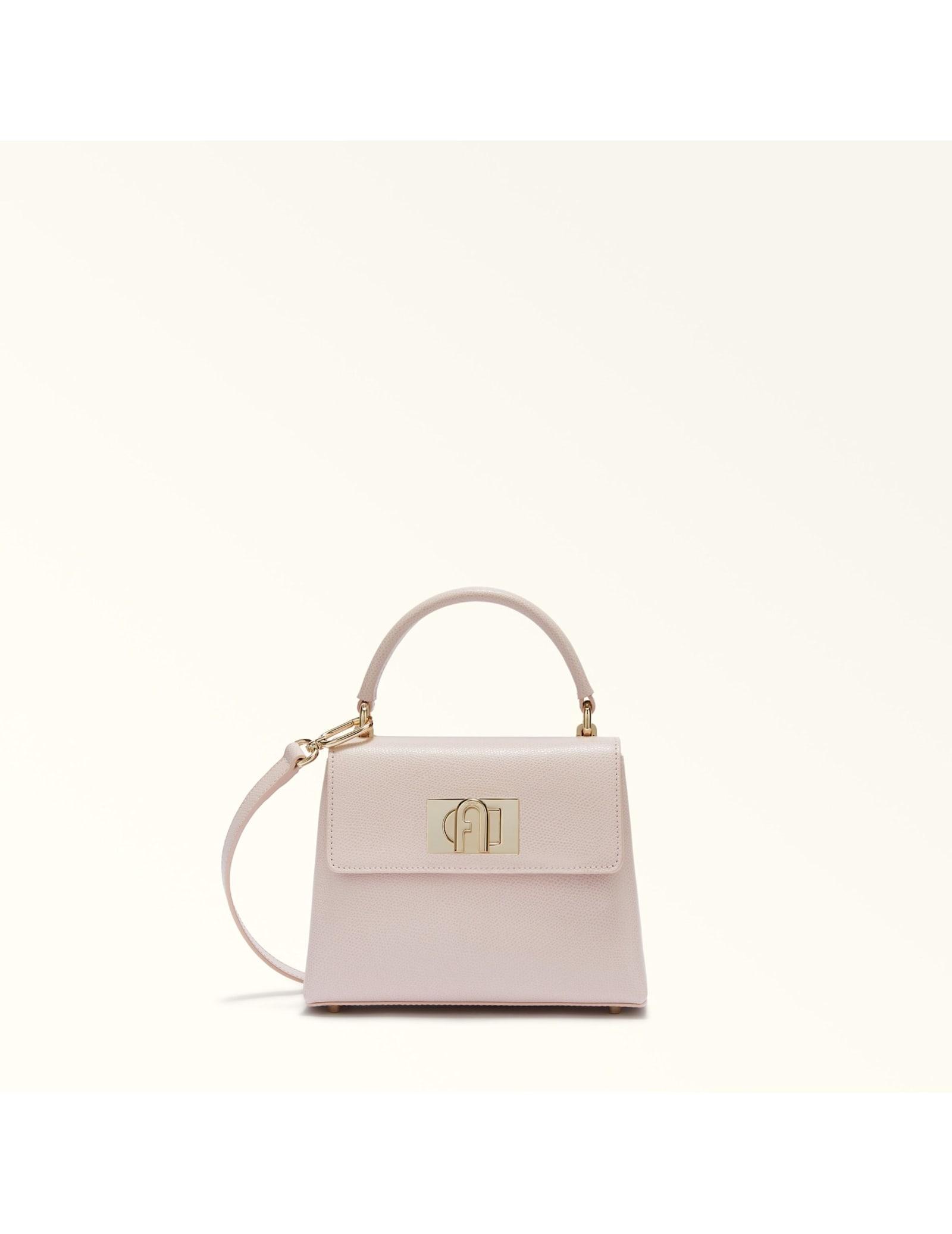 furla 1927 mini top handle in pelle colore corolla