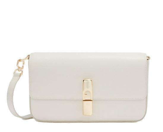 furla bags cream lea poliuretano - women