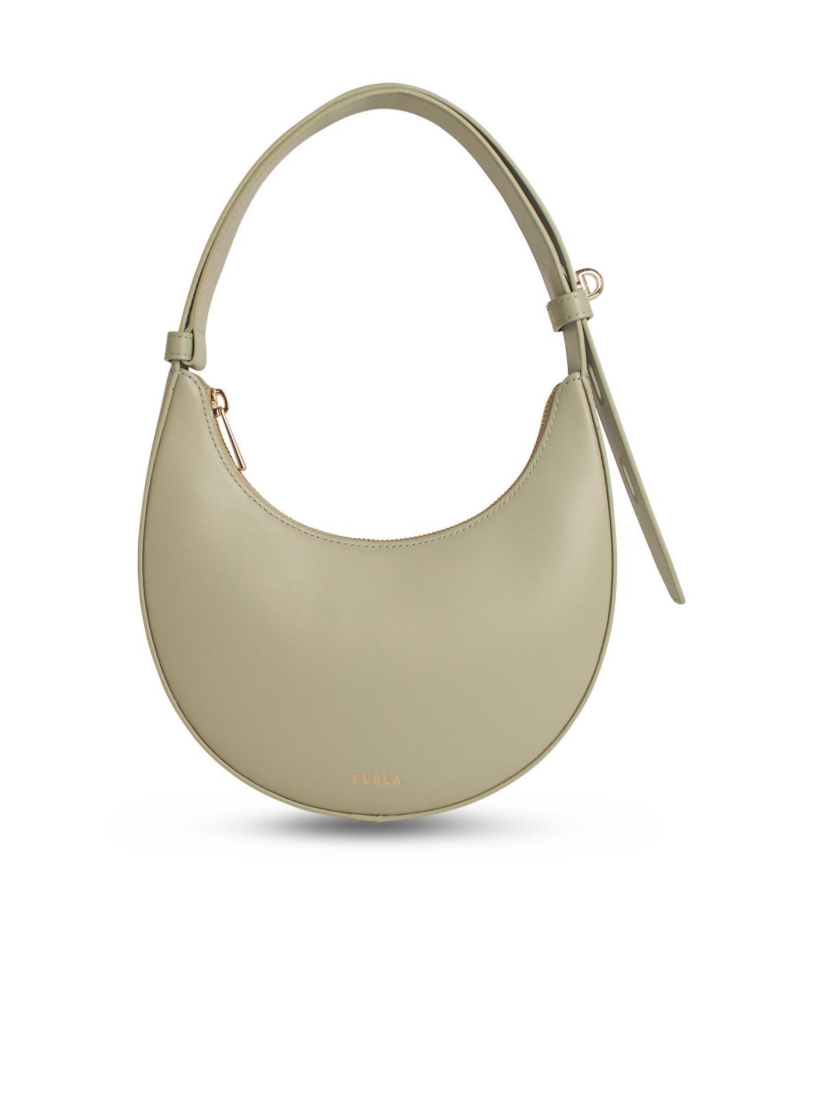 furla delizia mini bag in sage leather