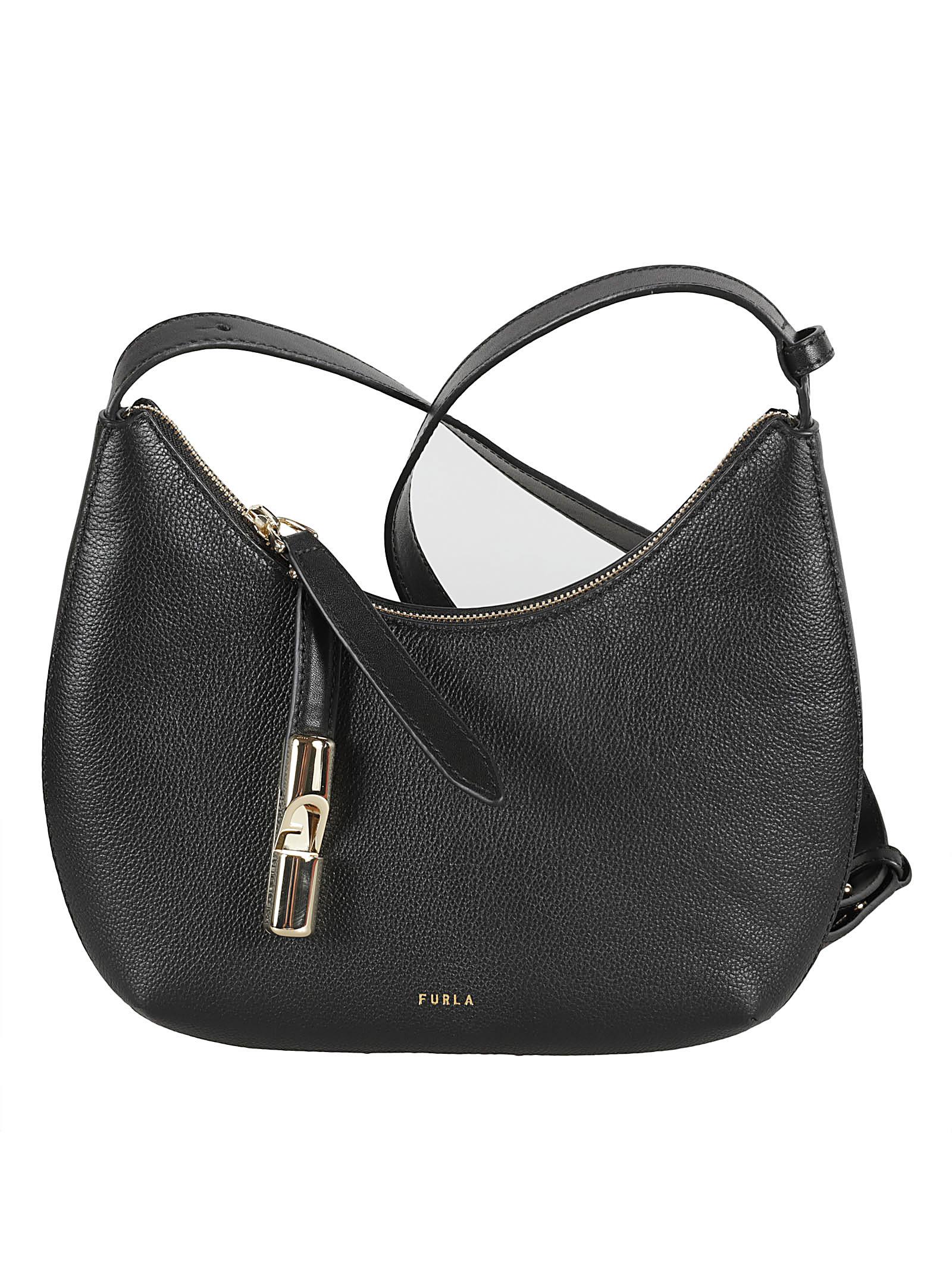 furla dual zip shoulder bag