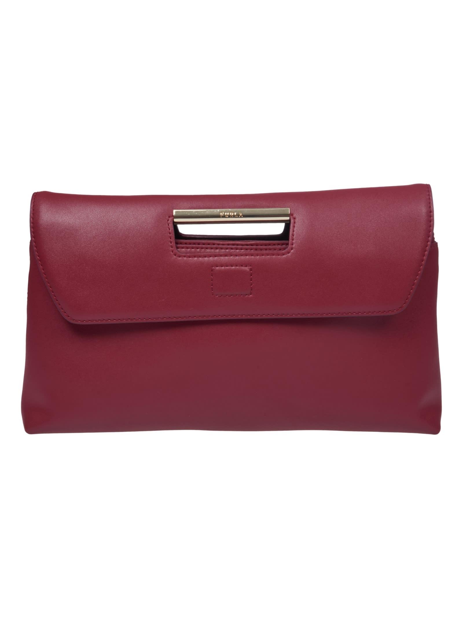 furla giada leather pouch bag