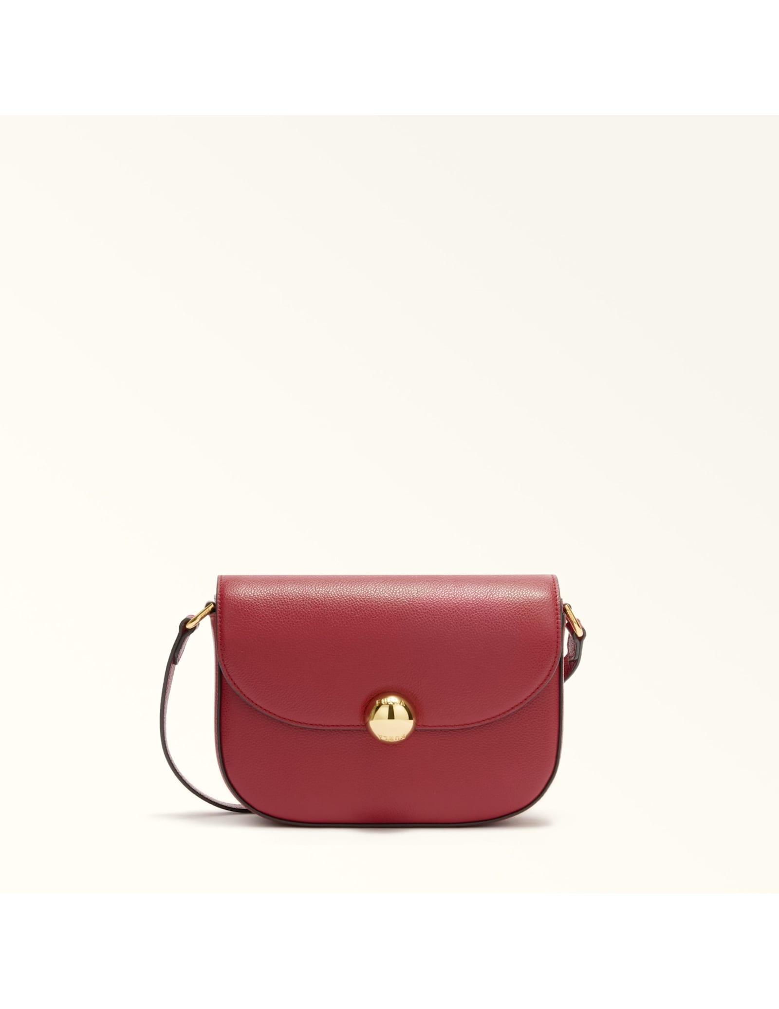furla moonlight s crossbody bag in cherry leather