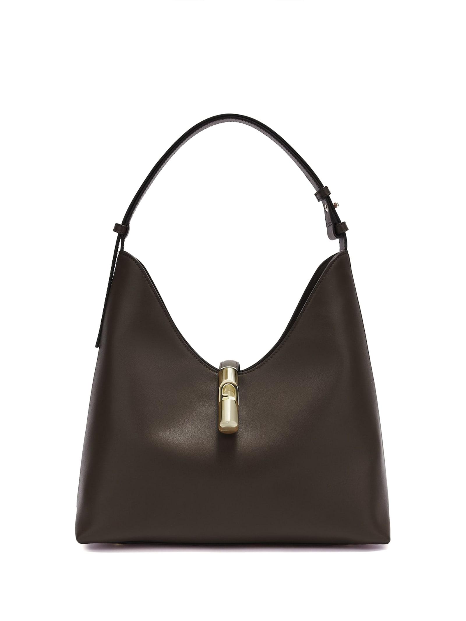 furla strap lock shoulder bag