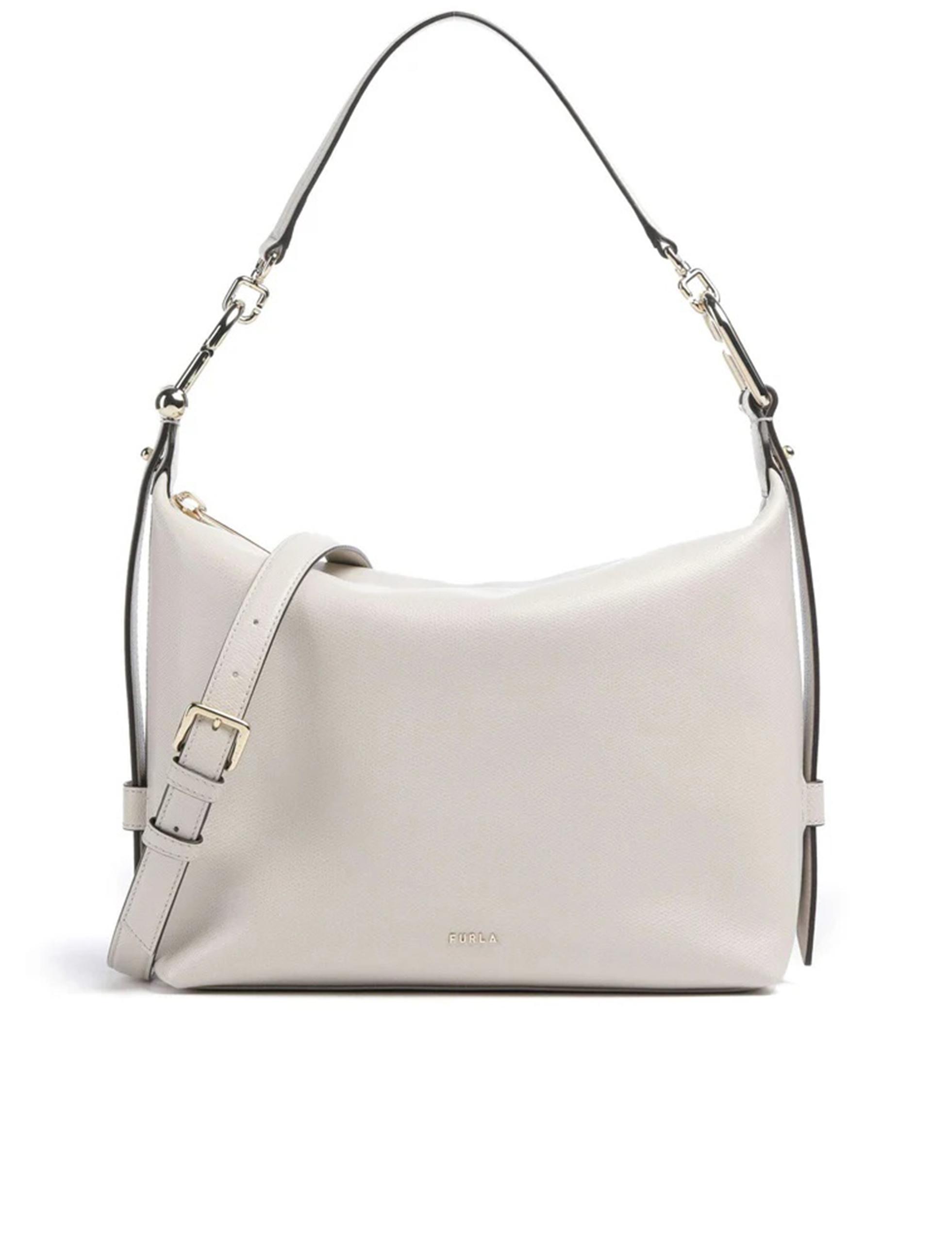 furla tonie m hobo nude & neutrals leather interno:pl borsa - women