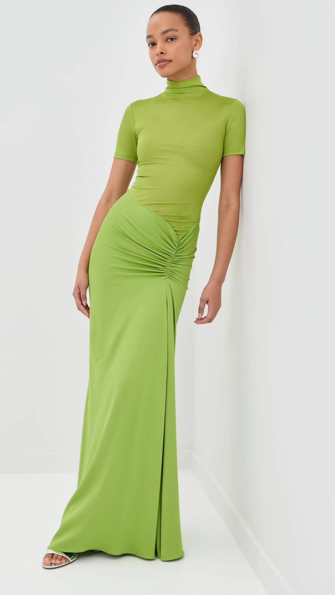 fusion ruched tee gown