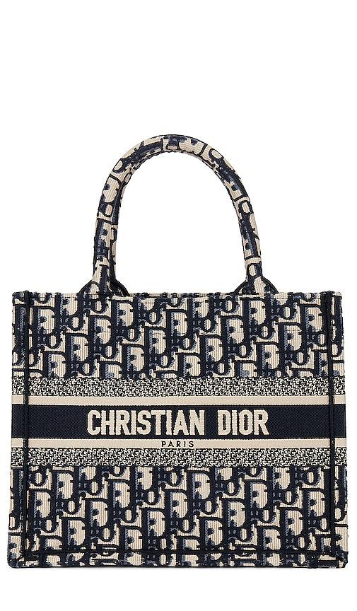 fwrd renew dior book tote bag in black.