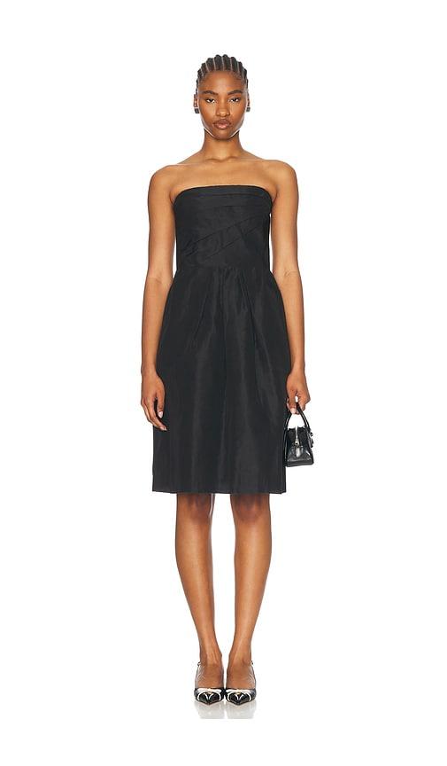 fwrd renew dolce & gabbana bustier dress in black.
