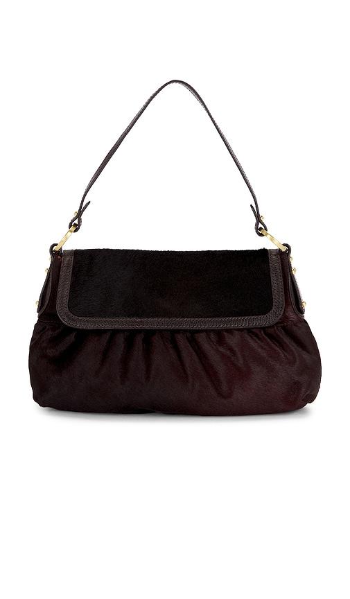 fwrd renew fendi chef shoulder bag in black.