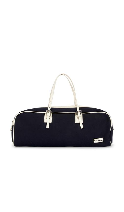 fwrd renew fendi shoulder bag in black in black.