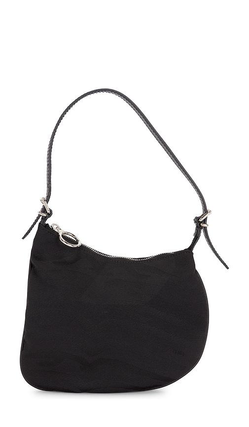 fwrd renew fendi zucchino chef shoulder bag in black.