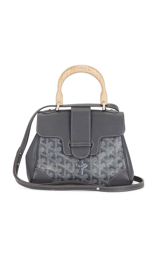 fwrd renew goyard mini saigon handbag in grey.